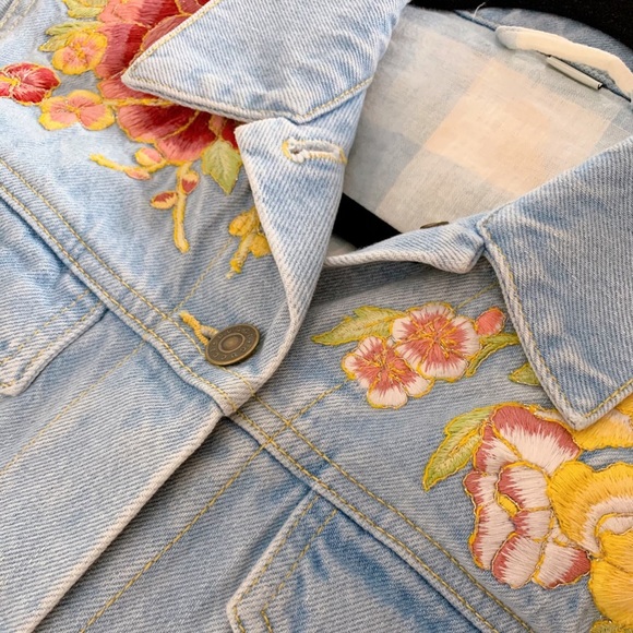 Gucci Embroidered Jean Jacket - Picture 3 of 5